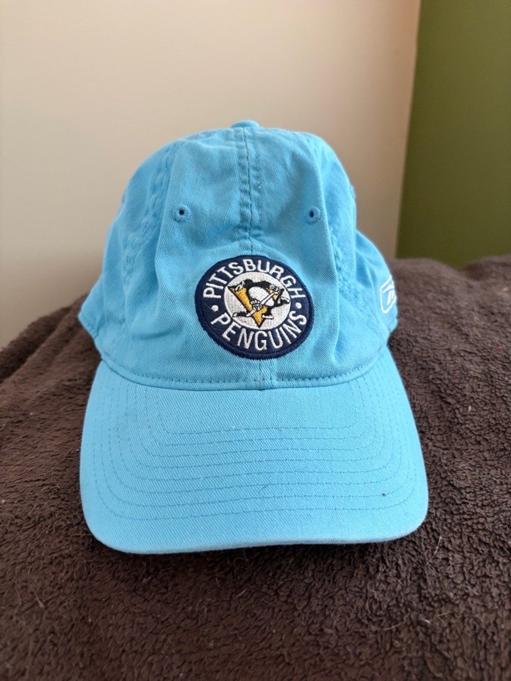 Pittsburgh Penguins  Light Blue Baseball Cap